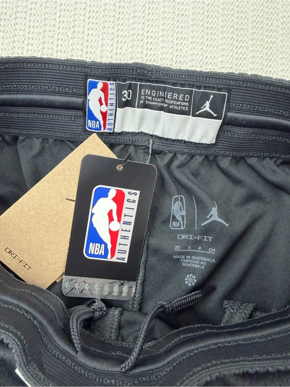 Minnesota Timberwolves Authentic On Court Game Shorts - Gray - size S/L